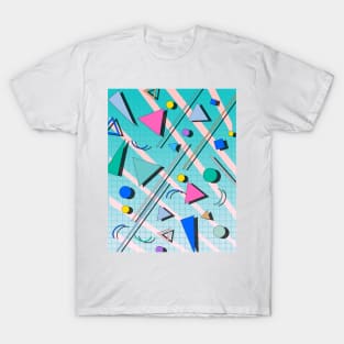 80s pop retro pattern 4 T-Shirt